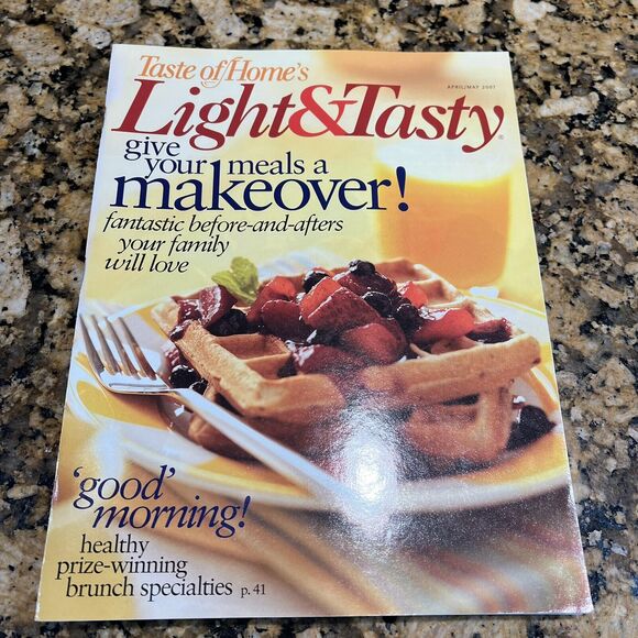 Taste of Homes Light And Tasty Cooking Recipe Magazines 2007 Back Issue Set Of 6 - Picture 4 of 13